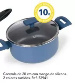 Cacerola De 20 Cm Con Mango De Silicona