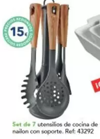Set De 7 Utensilios De Cocina De Nailon Con Soporte