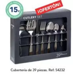 Cubertería De 39 Piezas