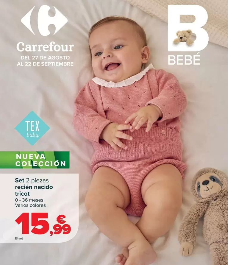 Tex Baby - Set 2 Piezas Recien Nacido Tricot