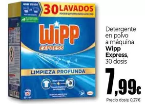 Wipp - Detergente En Polvo A Maquina Express