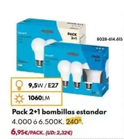 Pack 2+1 Bombillas Estándar