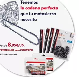 Tenemos La Cadena Perfecta Que Tu Motosierra Necesita