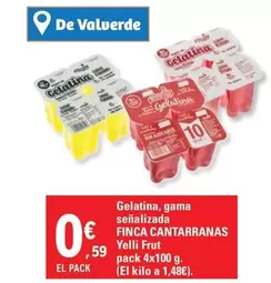 Cantarranas - Gelatina, Gama Senalizadas
