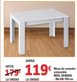 kendra - Mesa De Comedor Extensible
