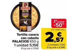 Palacios - Tortilla Casera Con Cebolla