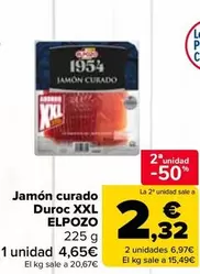 elpozo - Jamon curado Duroc XXL