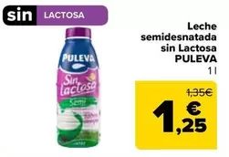 Puleva - Leche semidesnatada sin lactosa