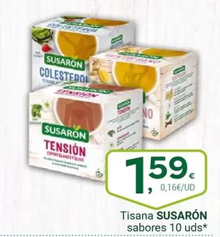 Susarón - Tisana Sabores 10 Uds