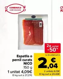 Nico - Espatlla O Pernil Curats