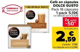 Dolce Gusto - Cafe En Capsules