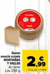valles - Queso Mezcla Curado