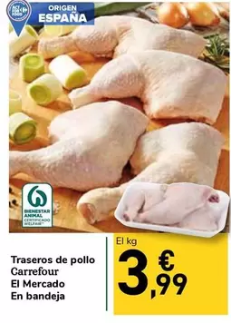 carrefour - Traseros De Pollo El Mercado En Bandeja