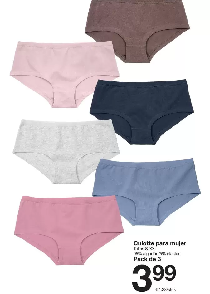 Culotte Para Mujer