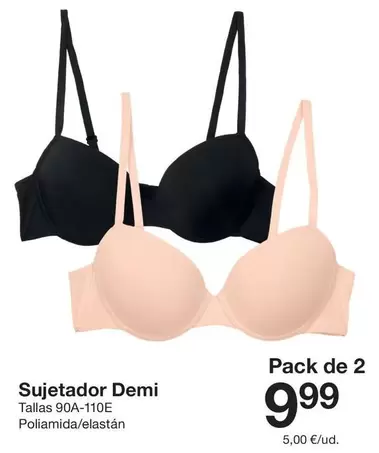 Sujetador Demi