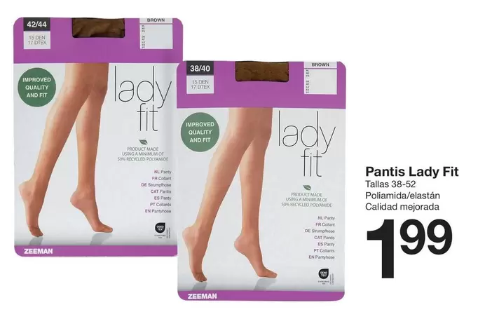 Quality - Pantis Lady Fit