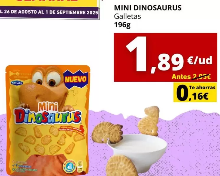 Dinosaurus - Mini Galletas