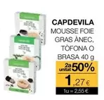 Capdevila - Mousse Foie Gras Anec/ Tòfona O Brasa