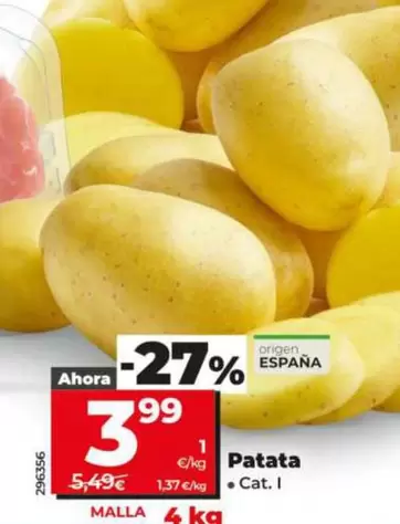 Patata Malla 4 Kg 