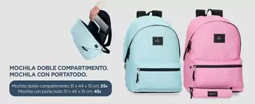 Pepe Jeans - Mochila Doble Compartimento