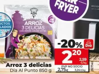 Dia Al Punto - Arroz 3 Delicias 850 G