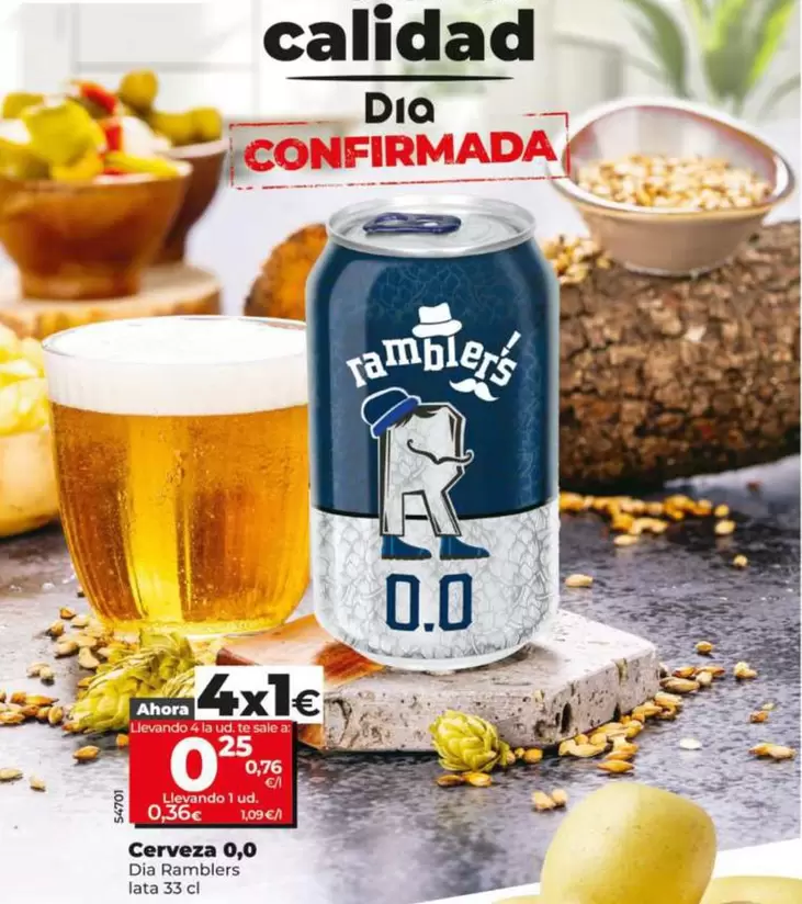 Dia Ramblers - Cerveza 0,0 