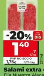 Dia Nuestra Alacena - Salami Extra En Lonchas