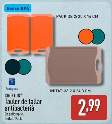 Crofton - Tauler De Tallar Antibacteria