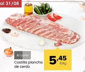 Costilla Plancha De Cerdo