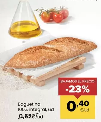 Baguetina 100% Integral