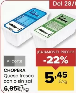 Chopera - Queso Fresco Con O Sin Sal