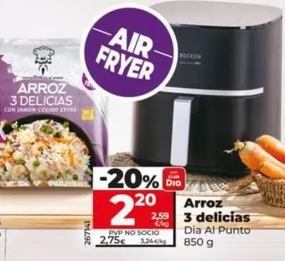 Dia Al Punto  - Arroz 3 Delicias 850 G
