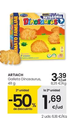 Artiach - Galleta Dinosaurus