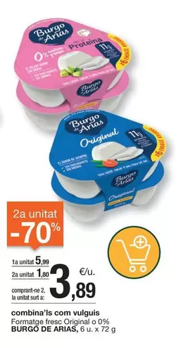 Burgo de Arias - Formatge Fres Original O 0%