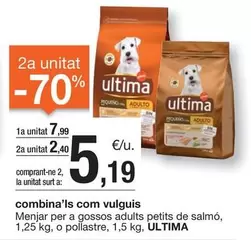 Última - Menjar Per A Gossos Adults Petits De Salmo