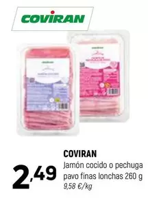 coviran - Jamon Cocido O Pechuga Pavo Finas Lonchas