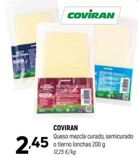 Coviran - Queso Mezcla Curado/ Semicurado O Tierno Lonchas