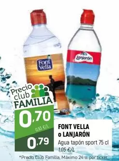 Font Vella - Agua Tapon Sport