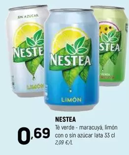 Nestea - Te Verde Maracuya Limón Con O Sin Azucar