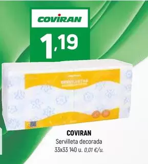 coviran - Servilleta Decorada