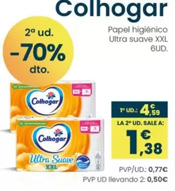 Colhogar - Papel Higiénico Ultra Suave Xxl