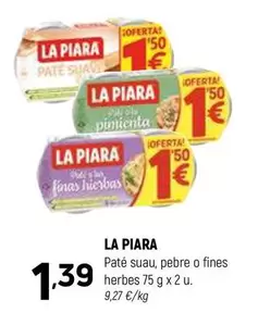 La Piara - Pate Suau, Pebre O Fines Herbes