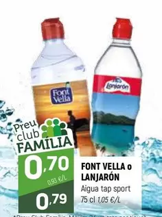 Font Vella - Aigua Tap Sport