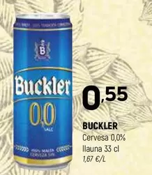 Buckler - Cervesa 0,0% Llauna