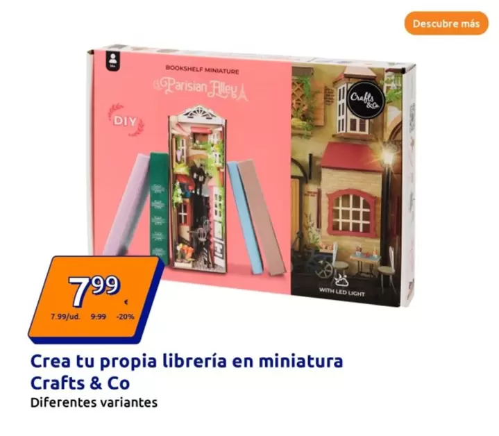 Crea Tu Propia Libreria En Miniatura Crafts & Co