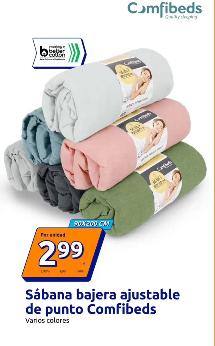 Comfibeds - Sabana Bajera Ajustable De Punto