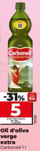 Carbonell - Aceite De Oliva Virgen Extra 1 L