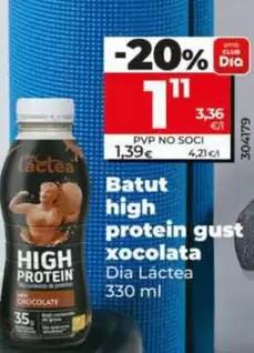 Dia Lactea - Batido High Protein Sabor Chocolate 330 Ml