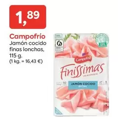 Campofrío - Jamon Cocido Finas Lonchas