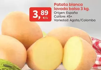 origen - Patata Blanca Lavada